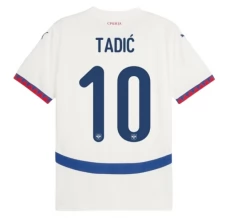 Maillot de Foot Euro 2024 Serbie Tadić 10 Tenue Extérieur