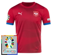 Maillot de Foot Euro 2024 Serbie Tenue Domicile Patch