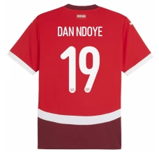 Maillot de Foot Euro 2024 Suisse Dan Ndoye 19 Tenue Domicile