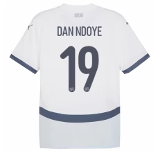 Maillot de Foot Euro 2024 Suisse Dan Ndoye 19 Tenue Extérieur