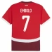 Maillot de Foot Euro 2024 Suisse Embolo 7 Tenue Domicile