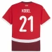 Maillot de Foot Euro 2024 Suisse Kobel 21 Tenue Domicile
