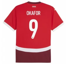Maillot de Foot Euro 2024 Suisse Okafor 9 Tenue Domicile
