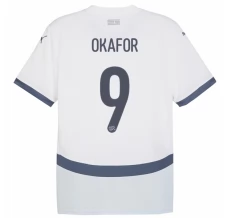 Maillot de Foot Euro 2024 Suisse Okafor 9 Tenue Extérieur