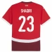 Maillot de Foot Euro 2024 Suisse Shaqiri 23 Tenue Domicile