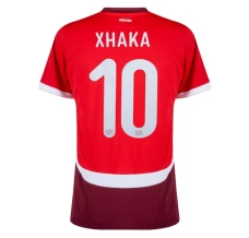 Maillot de Foot Euro 2024 Suisse Xhaka 10 Tenue Domicile
