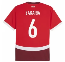 Maillot de Foot Euro 2024 Suisse Zakaria 6 Tenue Domicile