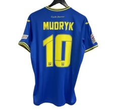 Maillot de Foot Euro 2024 Ukraine Mudryk 10 Tenue Extérieur