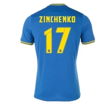 Maillot de Foot Euro 2024 Ukraine Zinchenko 17 Tenue Extérieur