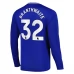 Maillot de Foot Everton FC Branthwaite 32 Tenue Domicile 2024/25 Manche Longue