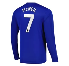 Maillot de Foot Everton FC McNeil 7 Tenue Domicile 2024/25 Manche Longue Maillot de Foot Everton FC McNeil 7 Tenue Domicile 2024/25 Manche Longue