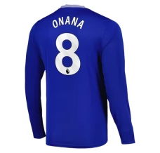 Maillot de Foot Everton FC Onana 8 Tenue Domicile 2024/25 Manche Longue