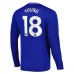 Maillot de Foot Everton FC Young 18 Tenue Domicile 2024/25 Manche Longue