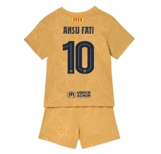Maillot de Foot FC Barcelone Ansu Fati 10 Enfant Tenue Extérieur 2022/23
