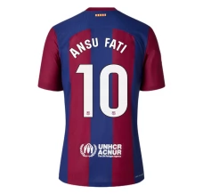 Maillot de Foot FC Barcelone Ansu Fati 10 Tenue Domicile 2023/24 Maillot de Foot FC Barcelone Ansu Fati 10 Tenue Domicile 2023/24