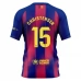 Maillot de Foot FC Barcelone Christensen 15 Tenue Domicile 2025/26