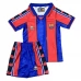 Maillot de Foot FC Barcelone Enfant Tenue Domicile Retro 1995-97 Maillot de Foot FC Barcelone Enfant Tenue Domicile Retro 1995-97