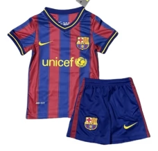 Maillot de Foot FC Barcelone Enfant Tenue Domicile Retro 2009-10