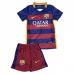 Maillot de Foot FC Barcelone Enfant Tenue Domicile Retro 2015-16 Maillot de Foot FC Barcelone Enfant Tenue Domicile Retro 2015-16
