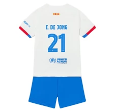 Maillot de Foot FC Barcelone F.De Jong 21 Enfant Tenue Extérieur 2023/24