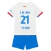 Maillot de Foot FC Barcelone F.De Jong 21 Enfant Tenue Extérieur 2023/24
