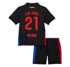 Maillot de Foot FC Barcelone F.De Jong 21 Enfant Tenue Extérieur 2024/25
