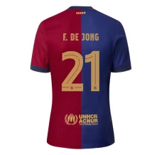 Maillot de Foot FC Barcelone F.De Jong 21 Tenue Domicile 2024/25