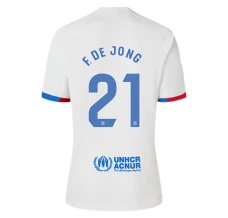 Maillot de Foot FC Barcelone F. De Jong 21 Tenue Extérieur 2023/24