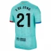 Maillot de Foot FC Barcelone F.De Jong 21 Tenue Third 2023/24