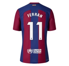 Maillot de Foot FC Barcelone Ferran 11 Tenue Domicile 2023/24