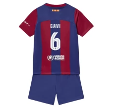 Maillot de Foot FC Barcelone Gavi 6 Enfant Tenue Domicile 2023/24