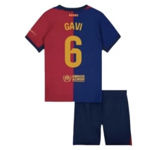 Maillot de Foot FC Barcelone Gavi 6 Enfant Tenue Domicile 2024/25