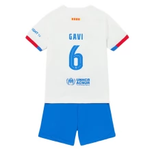 Maillot de Foot FC Barcelone Gavi 6 Enfant Tenue Extérieur 2023/24