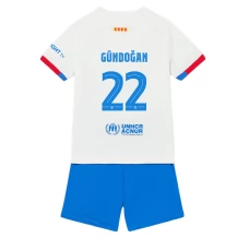Maillot de Foot FC Barcelone Gündoğan 22 Enfant Tenue Extérieur 2023/24
