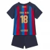 Maillot de Foot FC Barcelone Jordi Alba 18 Enfant Tenue Domicile 2022/23