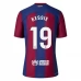 Maillot de Foot FC Barcelone Kessie 19 Tenue Domicile 2023/24