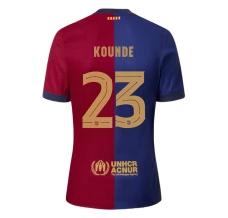 Maillot de Foot FC Barcelone Kounde 23 Tenue Domicile 2024/25