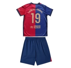 Maillot de Foot FC Barcelone Lamine Yamal 19 Enfant Tenue Domicile 2024/25