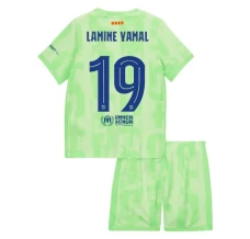 Maillot de Foot FC Barcelone Lamine Yamal 19 Enfant Tenue Third 2024/25