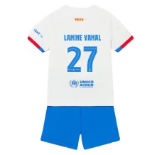 Maillot de Foot FC Barcelone Lamine Yamal 27 Enfant Tenue Extérieur 2023/24