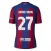 Maillot de Foot FC Barcelone Lamine Yamal 27 Tenue Domicile 2023/24