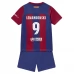 Maillot de Foot FC Barcelone Lewandowski 9 Enfant Tenue Domicile 2023/24