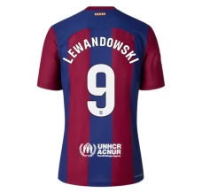 Maillot de Foot FC Barcelone Lewandowski 9 Tenue Domicile 2023/24