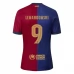 Maillot de Foot FC Barcelone Lewandowski 9 Tenue Domicile 2024/25