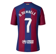 Maillot de Foot FC Barcelone O. Dembélé 7 Tenue Domicile 2023/24 Maillot de Foot FC Barcelone O. Dembélé 7 Tenue Domicile 2023/24