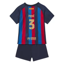 Maillot de Foot FC Barcelone Piqué 3 Enfant Tenue Domicile 2022/23