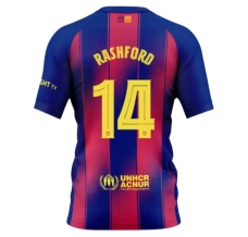 Maillot de Foot FC Barcelone Rashford 14 Tenue Domicile 2025/26