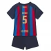 Maillot de Foot FC Barcelone Sergio 5 Enfant Tenue Domicile 2022/23