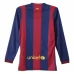Maillot de Foot FC Barcelone Tenue Domicile Retro 2014-15 Manche Longue