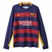 Maillot de Foot FC Barcelone Tenue Domicile Retro 2015-16 Manche Longue